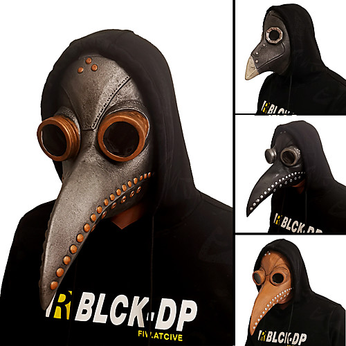 

Plague Doctor Retro Vintage Steampunk Mask Masquerade Men's Women's Costume Mask Gray & Black / Brown / Black Vintage Cosplay Party Halloween