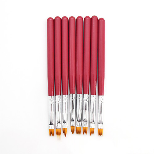 

8pcs Wood Nail Art Tool Nail Painting Tools For Finger Nail Toe Nail Universal / Embossed / Creative Jewelry Series nail art Manicure Pedicure Artistic / Fashion Daily