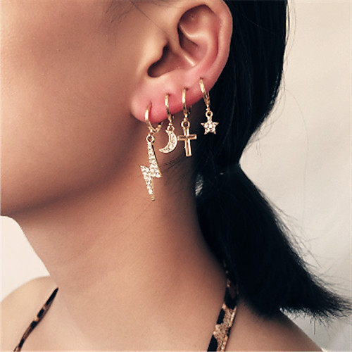 

Women's Earrings Simple Vintage Earrings Jewelry Gold For Date Vacation Street Festival 1 set