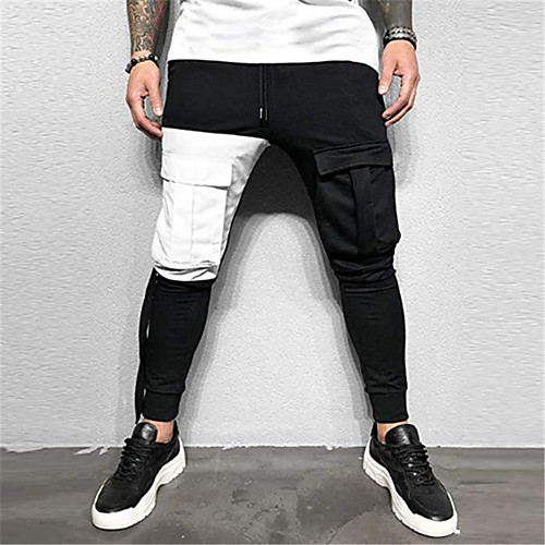 

Men's Basic Loose Chinos Pants - Geometric Pattern Black Red US32 / UK32 / EU40 / US34 / UK34 / EU42 / US38 / UK38 / EU46