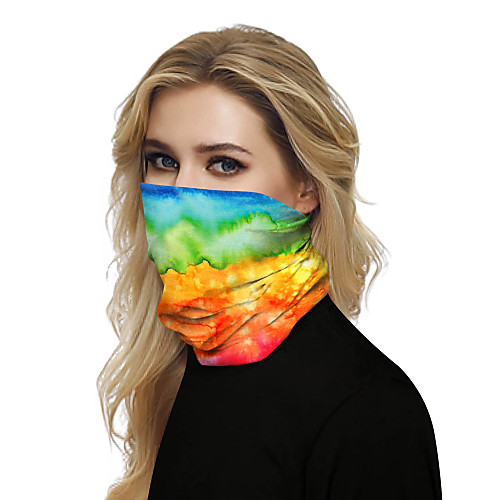 

Women's Bandana Balaclava Neck Gaiter Neck Tube UV Resistant Quick Dry Lightweight Materials Cycling Polyester for Men's Women's Adults / Pollution Protection / Floral Botanical Sunscreen / High Breat