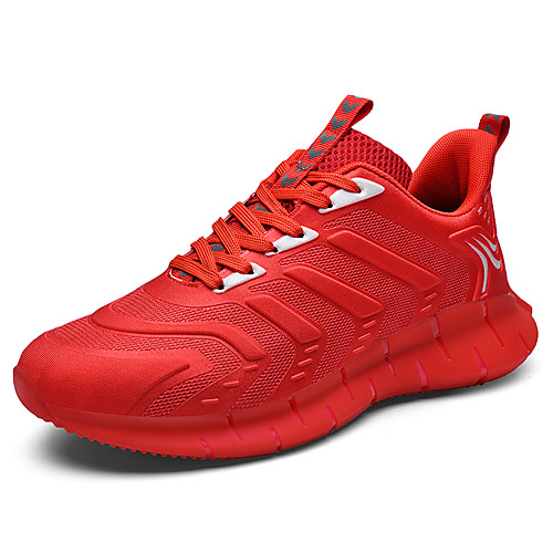 

Men's Mesh Fall / Spring & Summer Trainers / Athletic Shoes Running Shoes / Walking Shoes Breathable Red / Green / White