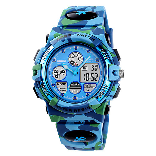 

SKMEI Kids Sport Watch Analog - Digital Quartz Modern Style Stylish Camouflage Alarm Chronograph Alarm Clock / One Year / Silicone