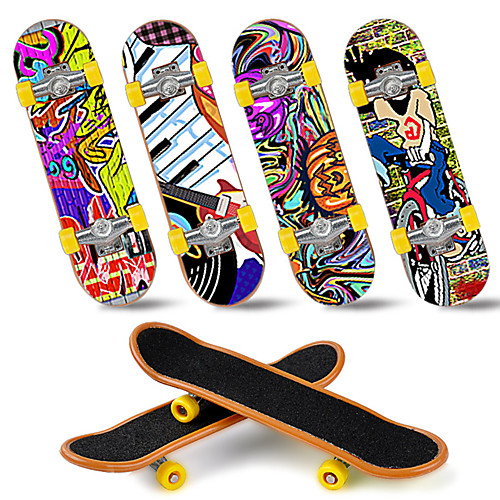 

12/25 pcs Finger skateboards Mini fingerboards Finger Toys Plastic Office Desk Toys Cool with Replacement Wheels and Tools Skate Kid's Teen Party Favors for Kid's Gifts