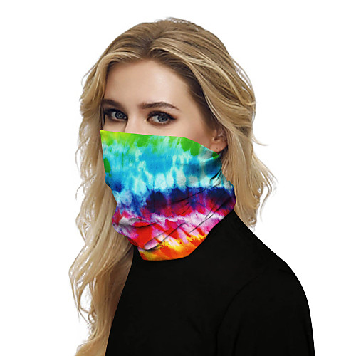 

Women's Bandana Balaclava Neck Gaiter Neck Tube UV Resistant Quick Dry Lightweight Materials Cycling Polyester for Men's Women's Adults / Pollution Protection / Floral Botanical Sunscreen / High Breat