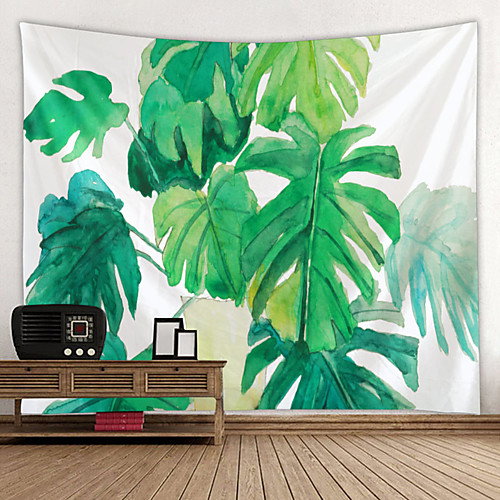 

Chinese Ink Painting Style Wall Tapestry Art Decor Blanket Curtain Hanging Home Bedroom Living Room Decoration Abstract Jungle Leaf
