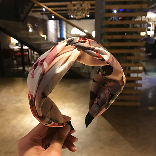 

Double Layer Cloth Hair Accessory with Flower 1 Piece Casual / Daily Wear Headpiece