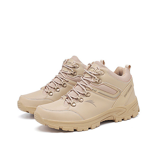 

Men's Sneakers Hiking Shoes Hiking Boots Breathable Comfortable Hiking Walking Autumn / Fall Spring khaki Black