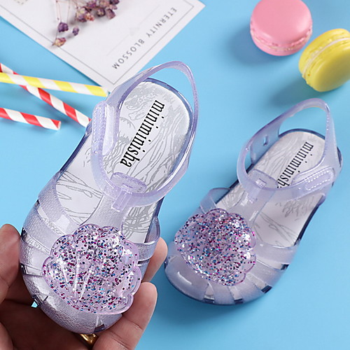 

Girls' Comfort / Jelly Shoes PVC Sandals Toddler(9m-4ys) White / Red / Brown Summer