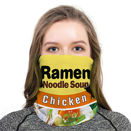 

Women's Bandana Balaclava Neck Gaiter Neck Tube UV Resistant Quick Dry Lightweight Materials Cycling Polyester for Men's Women's Adults / Pollution Protection / Floral Botanical Sunscreen / High Breat
