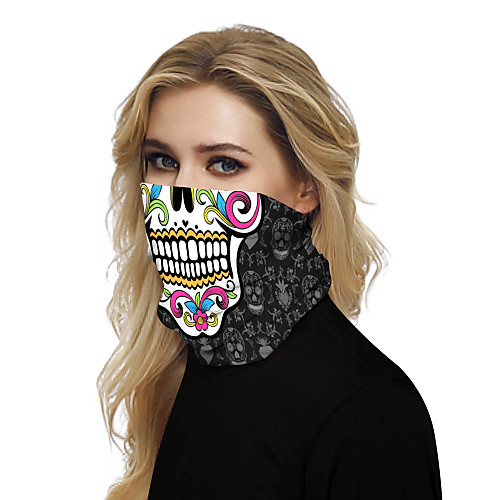 

Women's Bandana Balaclava Neck Gaiter Neck Tube UV Resistant Quick Dry Lightweight Materials Cycling Polyester for Men's Women's Adults / Pollution Protection / Floral Botanical Sunscreen / High Breat