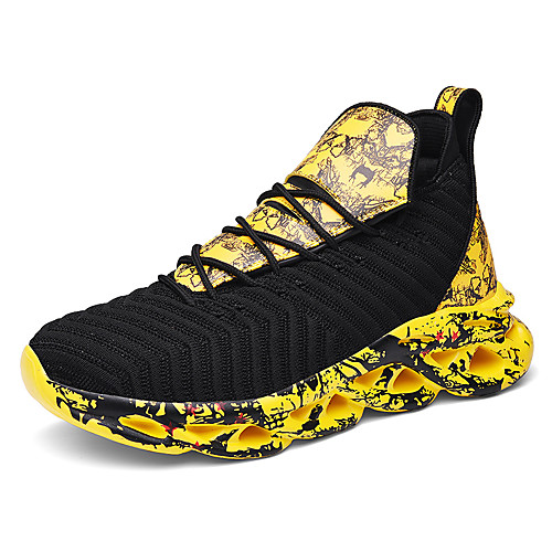 

Men's Tissage Volant Fall / Spring & Summer Trainers / Athletic Shoes Basketball Shoes / Walking Shoes Breathable Black / Yellow / White / Black