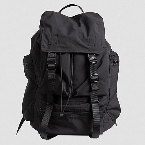 

Men's Canvas Commuter Backpack Large Capacity Zipper Outdoor Backpack Black