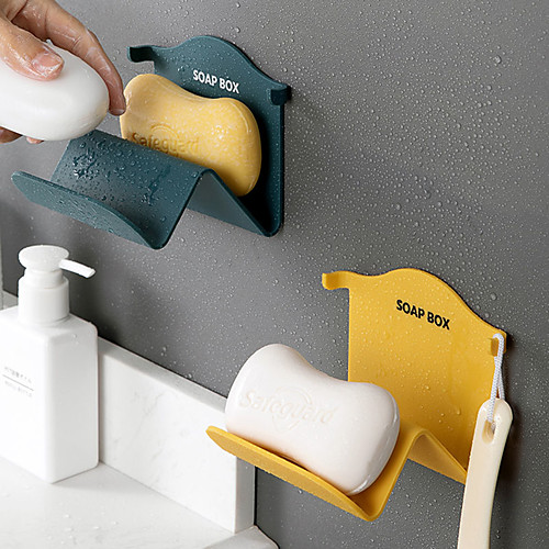 

Soap Rack Free Punch Toilet Soap Box Wall-mounted Household Soap Drain Rack