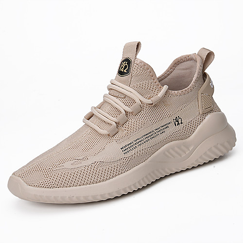 

Men's Tissage Volant Fall / Spring & Summer Sporty / Casual Trainers / Athletic Shoes Running Shoes / Walking Shoes Breathable White / Black / Beige
