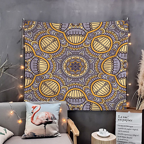 

Mandala Bohemian Wall Tapestry Art Decor Blanket Curtain Hanging Home Bedroom Living Room Dorm Decoration Boho Hippie Psychedelic Floral Flower Lotus Indian