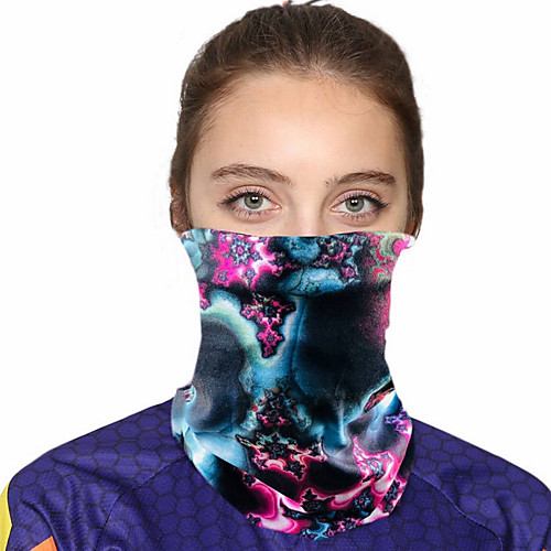 

Women's Bandana Balaclava Neck Gaiter Neck Tube UV Resistant Quick Dry Lightweight Materials Cycling Polyester for Men's Women's Adults / Pollution Protection / Floral Botanical Sunscreen / High Breat