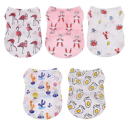 

Dog Cat Vest Dog Clothes Yellow Red Fuchsia Costume Husky Golden Retriever Dalmatian Fabric Animal Character Stylish Sweet Style XS S M L XL