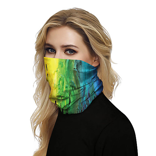 

Women's Bandana Balaclava Neck Gaiter Neck Tube UV Resistant Quick Dry Lightweight Materials Cycling Polyester for Men's Women's Adults / Pollution Protection / Floral Botanical Sunscreen / High Breat