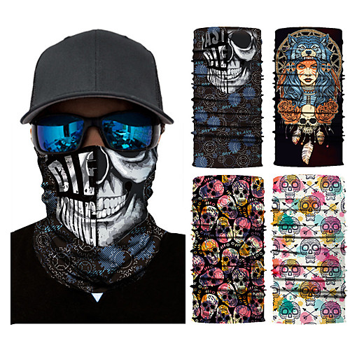 

Neck Gaiter Pollution Protection Quick Dry Ultraviolet Resistant Rainbow Balaclavas Bandana for Adults' Road Cycling Hiking Cycling