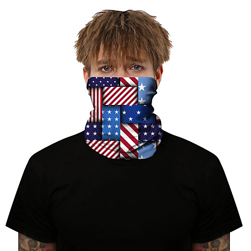 

Neck Gaiter Pollution Protection Quick Dry Ultraviolet Resistant Rainbow Balaclavas Bandana for Adults' Road Cycling Hiking Cycling