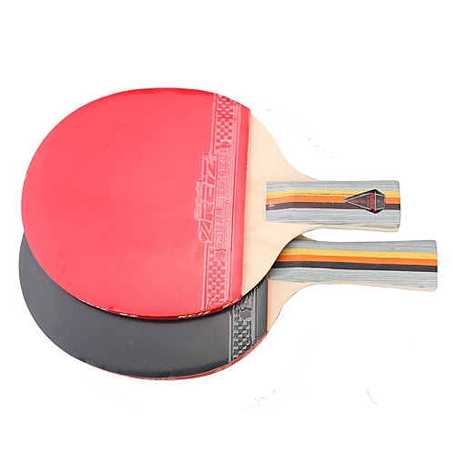 

REIZ REIZ 1 Stars Ping Pang / Table Tennis Rackets Sponge / Wood / Rubber 1 Star Long Handle / Short Handle Includes 1 Table Tennis Bag / 1Ping Pong Paddle Wearproof Stability Durable For Indoor