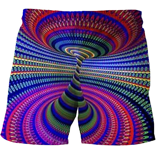 

Men's Basic Slim Chinos Shorts Pants - Multi Color 3D Print Rainbow US32 / UK32 / EU40 / US34 / UK34 / EU42 / US36 / UK36 / EU44 / Drawstring
