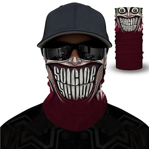 

Men's / Unisex 3D Print Square Scarf / Infinity Scarf / Mask - Print / Color Block
