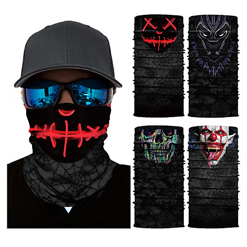 

Neck Gaiter Pollution Protection Quick Dry Ultraviolet Resistant Rainbow Balaclavas Bandana for Adults' Road Cycling Hiking Cycling