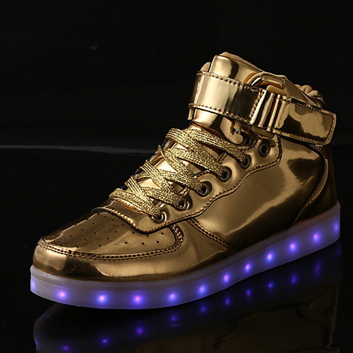 

Unisex PU Spring & Summer Classic Trainers / Athletic Shoes Gold / Silver