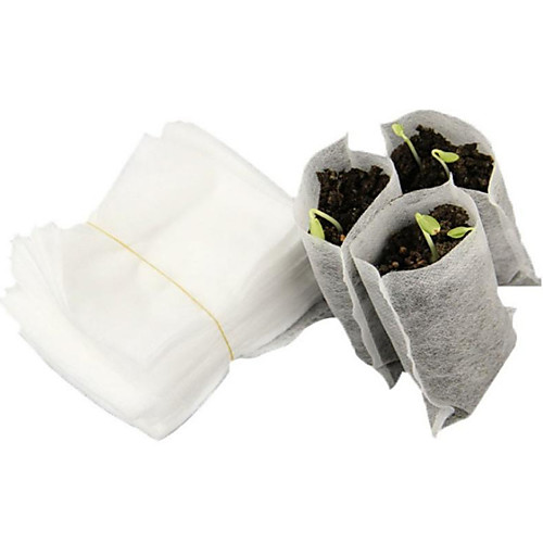 

100pcs / bag non-woven fabric nursery bag plant growing bag nutrition bag gardening supplies 8 10cm