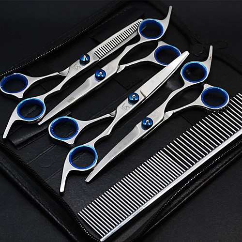 

Cat Dog Grooming Health Care Stainless Steel Grooming Kits Scissor Comb Waterproof Portable Pet Grooming Supplies Silver 1 set