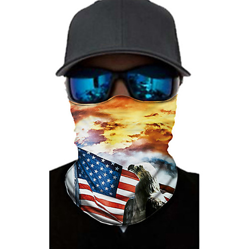 

Neck Gaiter Pollution Protection Quick Dry Ultraviolet Resistant Rainbow Balaclavas Bandana for Adults' Road Cycling Hiking Cycling