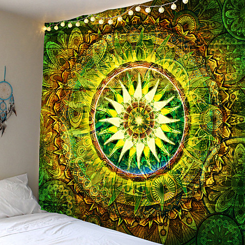 

Grote 200X150 Cm Mandala Indian Tapijt Muur Opknoping Bohemian Strand Mat Polyester Deken Yoga Mat Thuis Slaapkamer Art tapijt