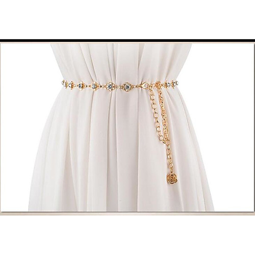 

Metalic Wedding / Party / Evening Sash With Belt Women's Sashes