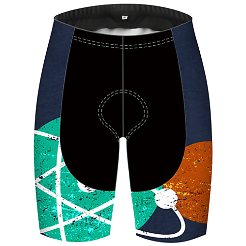 

21Grams Men's Cycling Shorts Spandex Bike Shorts Padded Shorts / Chamois Pants Breathable Quick Dry Sports Patchwork Black / Blue Mountain Bike MTB Road Bike Cycling Clothing Apparel Bike Wear