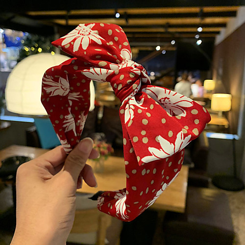 

Double Layer Cloth Hair Accessory with Flower 1 Piece Casual / Daily Wear Headpiece