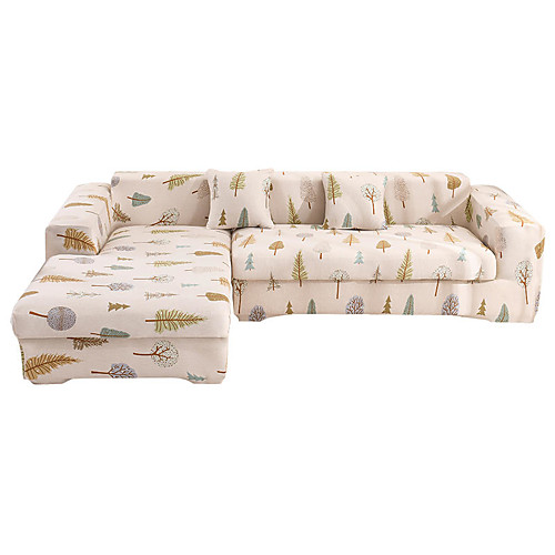 

The Trees Print Dustproof All-powerful Slipcovers Stretch Sofa Cover Super Soft Fabric Couch Cover with One Free Pillow Case