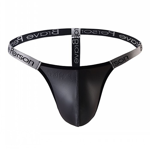 

Men's Basic G-string Underwear - Normal Low Waist Black Purple Dark Gray S M L