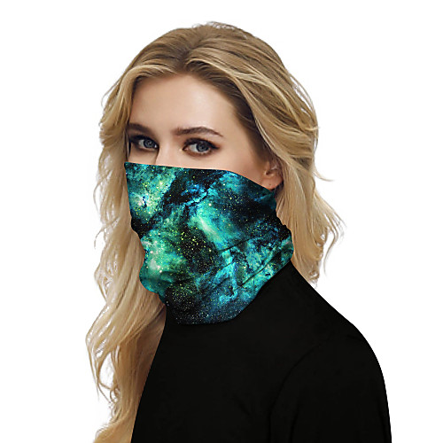 

Women's Bandana Balaclava Neck Gaiter Neck Tube UV Resistant Quick Dry Lightweight Materials Cycling Polyester for Men's Women's Adults / Pollution Protection / Floral Botanical Sunscreen / High Breat