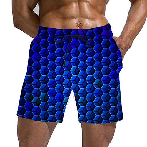 

Men's Sporty Exaggerated Plus Size Skinny Sweatpants Shorts Pants - Geometric Pattern 3D Print Sporty Print Royal Blue US32 / UK32 / EU40 / US34 / UK34 / EU42 / US36 / UK36 / EU44 / Drawstring