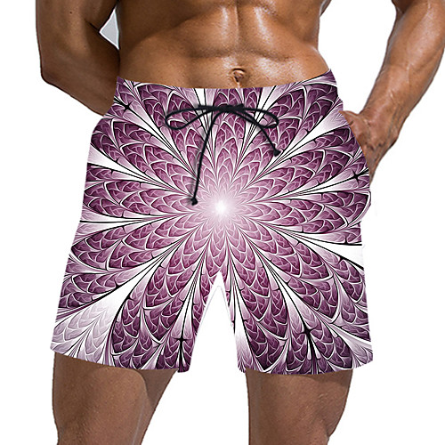 

Men's Sporty Exaggerated Plus Size Skinny Sweatpants Shorts Pants - Geometric Pattern 3D Print Sporty Print Purple US32 / UK32 / EU40 / US34 / UK34 / EU42 / US36 / UK36 / EU44 / Drawstring