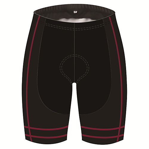 

21Grams Men's Cycling Shorts Bike Shorts Padded Shorts / Chamois Pants Breathable Quick Dry Ultraviolet Resistant Sports Black / Red Mountain Bike MTB Road Bike Cycling Clothing Apparel Bike Wear