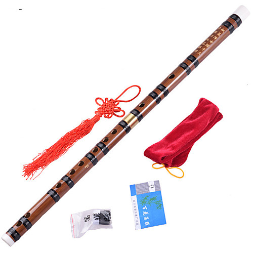 

Flute C D E F G Handmade Chinese Style Single Row Bamboo Two-section Musical Instrument for Beginner Music Lovers