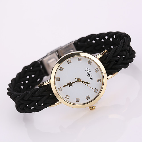 

Women's Quartz Watches Fashion Black White Red Fabric Chinese Quartz WhitePink Purple Red Adorable 1 pc Analog One Year Battery Life