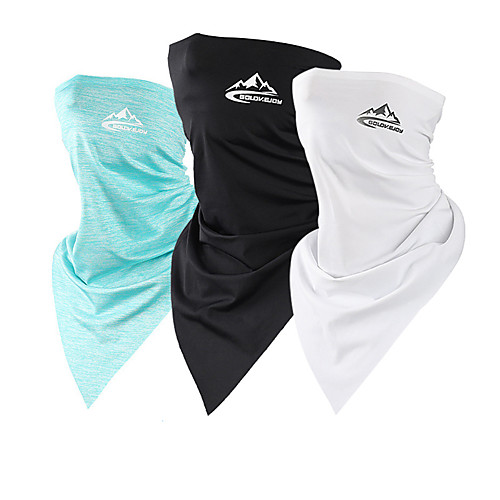 

Neck Gaiter Pollution Protection Quick Dry Ultraviolet Resistant Men's Active Triangle Scarf Bandana - Solid Colored