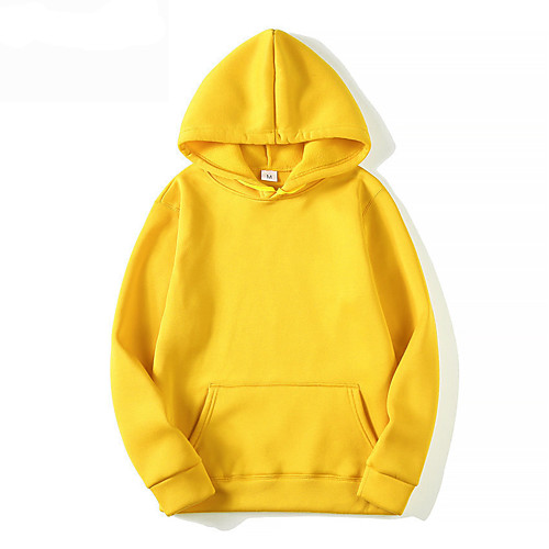 

Women's Plus Size Hoodie Solid Colored Casual / Basic White Black Blue Purple Red Yellow Blushing Pink Orange Khaki Dark Gray M L XL XXL XXXL XXXXL