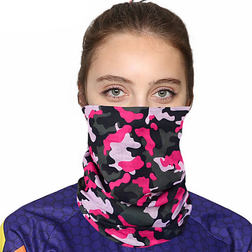 

Women's Bandana Balaclava Neck Gaiter Neck Tube UV Resistant Quick Dry Lightweight Materials Cycling Polyester for Men's Women's Adults / Pollution Protection / Floral Botanical Sunscreen / High Breat