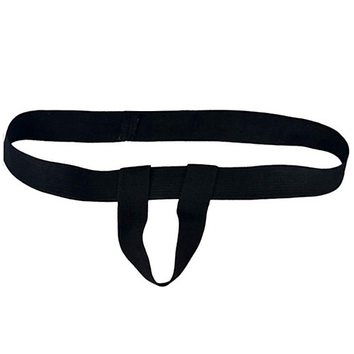 

Men's 1 Piece Cut Out G-string Underwear - Normal Low Waist Black Red One-Size
