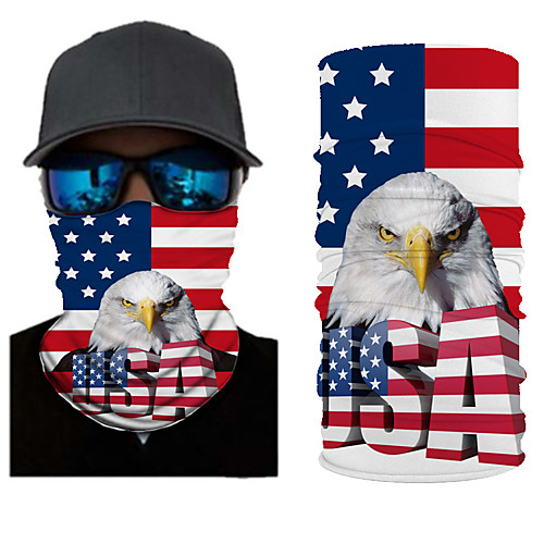 

Neck Gaiter Pollution Protection Quick Dry Ultraviolet Resistant Rainbow Balaclavas Bandana for Adults' Road Cycling Hiking Cycling